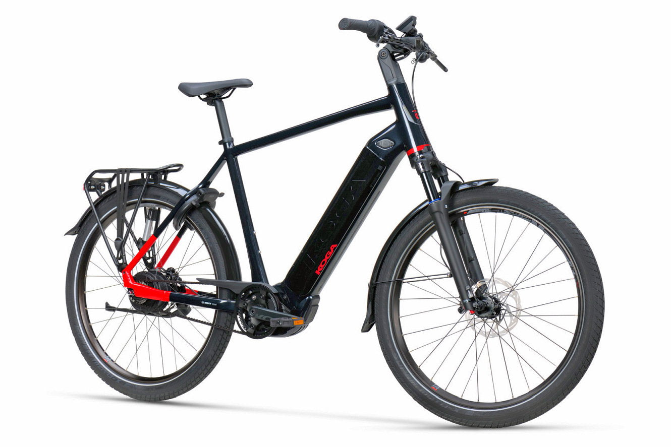 Koga PACE B10 GENTS – panther black / siena red high gloss
