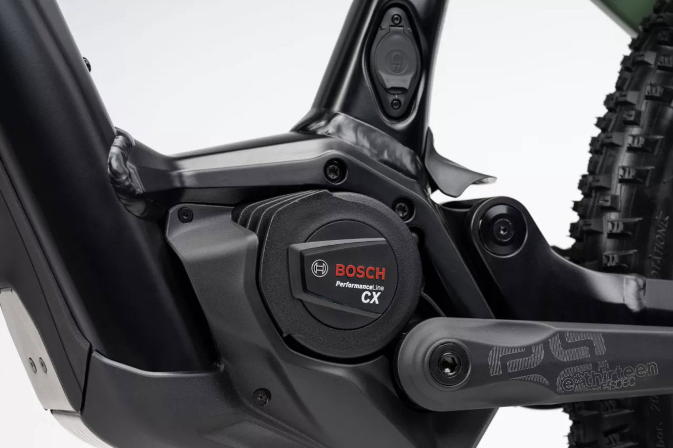 Ghost E-ASX 130 Essential – black/light kaki - matt