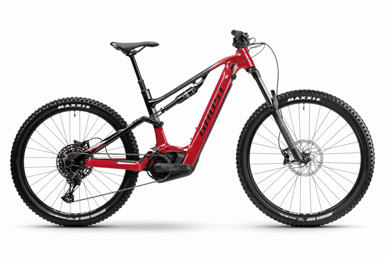 Ghost E-ASX 160 Essential – metallic rusted red/black - glossy/matt