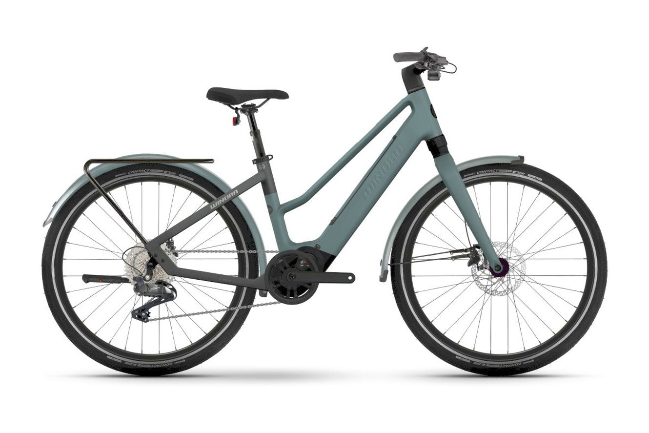 Winora iRide Pure X10 – nile blue matt, black matt