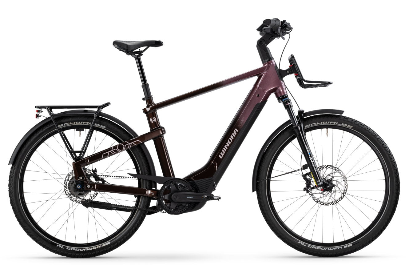 Winora Yakun R5 – red/violet red - gloss