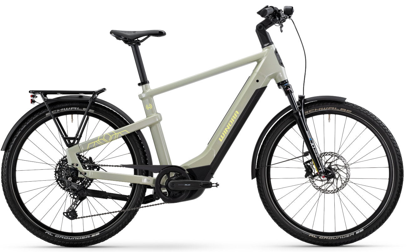 Winora Yakun X10 – ivory green - gloss (Damen)