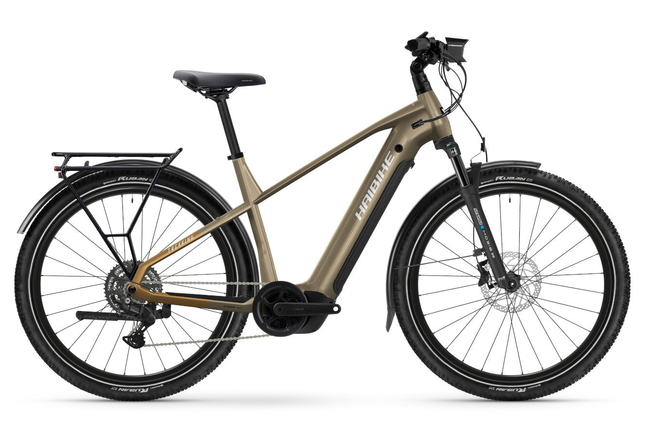 Haibike TREKKING 6.5 – coffee/sand/silver glänzend