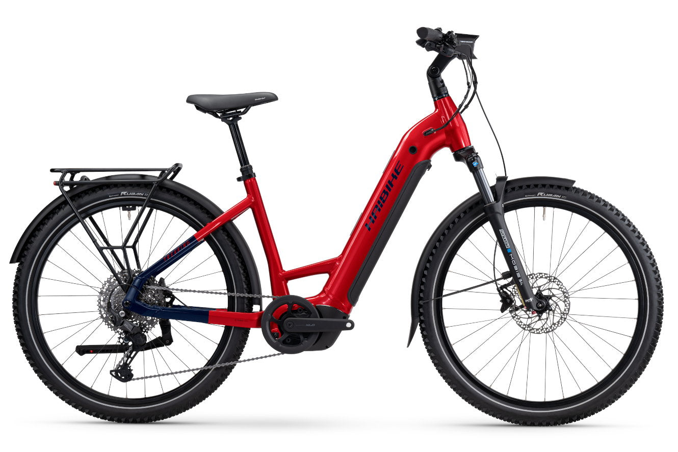 Haibike Trekking 7 – dynamite red/blue glänzend